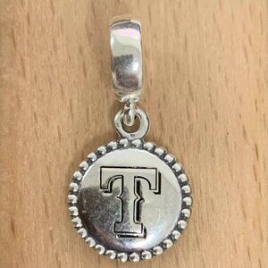 Pandora Texas Rangers Pandora Baseball Charm Pendant, S925 Silver Bracelets
